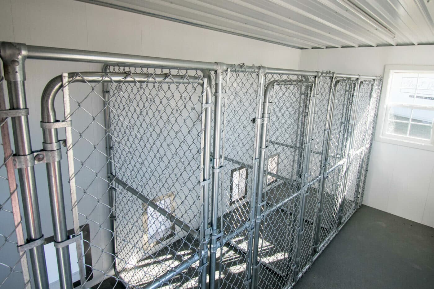 custom dog kennels custom interior